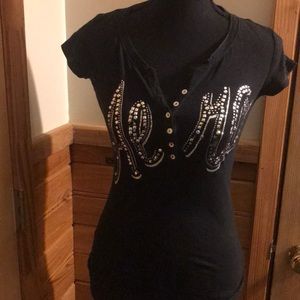 Aeropostale short sleeve shirt with Bling